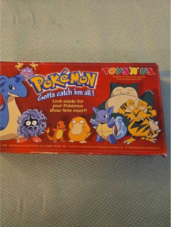 Nintendo Other - Vintage 1998 Pokemon Toys R Us 'Show Time' Promotional VHS and Box
